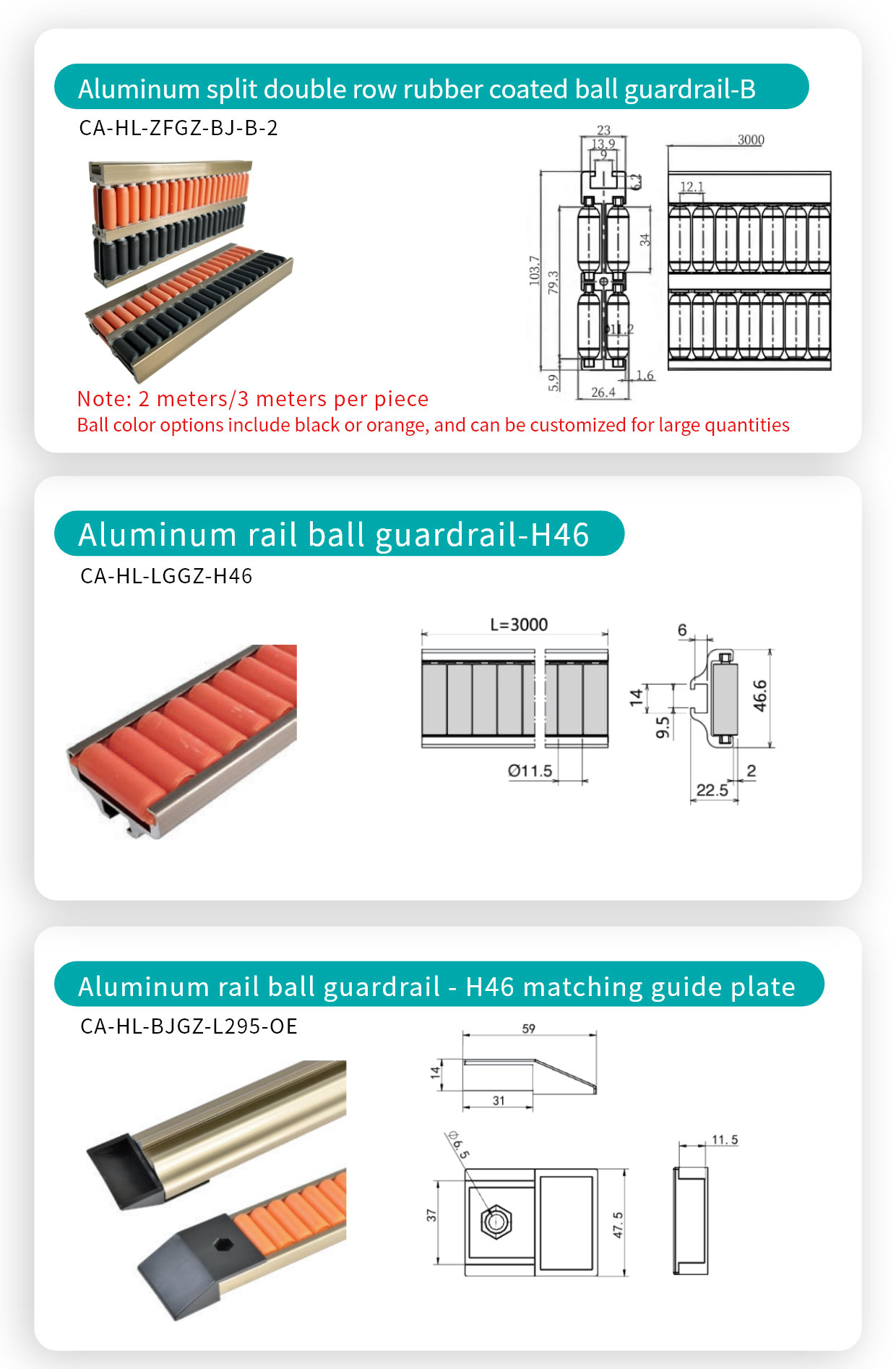 Ball Transfer Guide Rail Ball Transfer Guide Rail