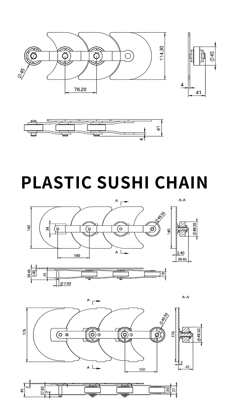 stainless steel sushi belt stainless steel sushi belt