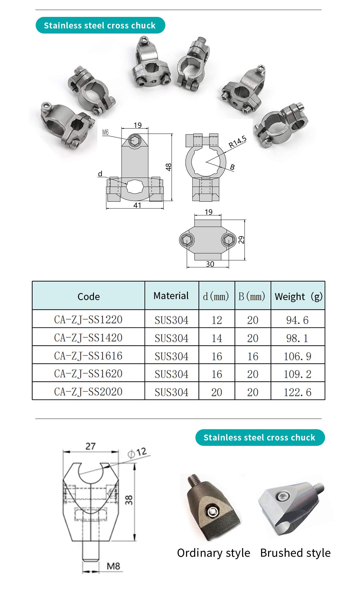ss clamp connector ss clamp connector