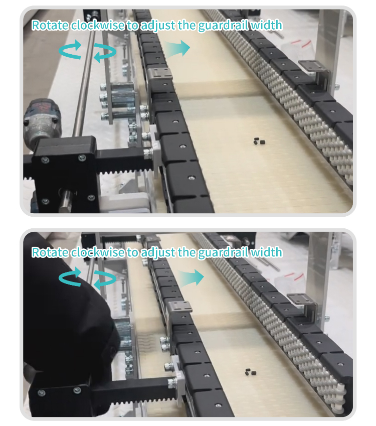 conveyor width adjustment conveyor width adjustment