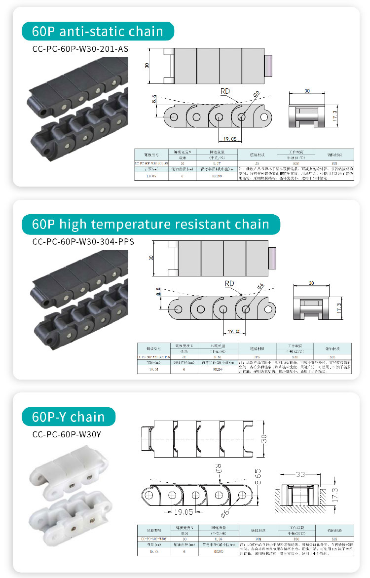 food grade plastic chain food grade plastic chain