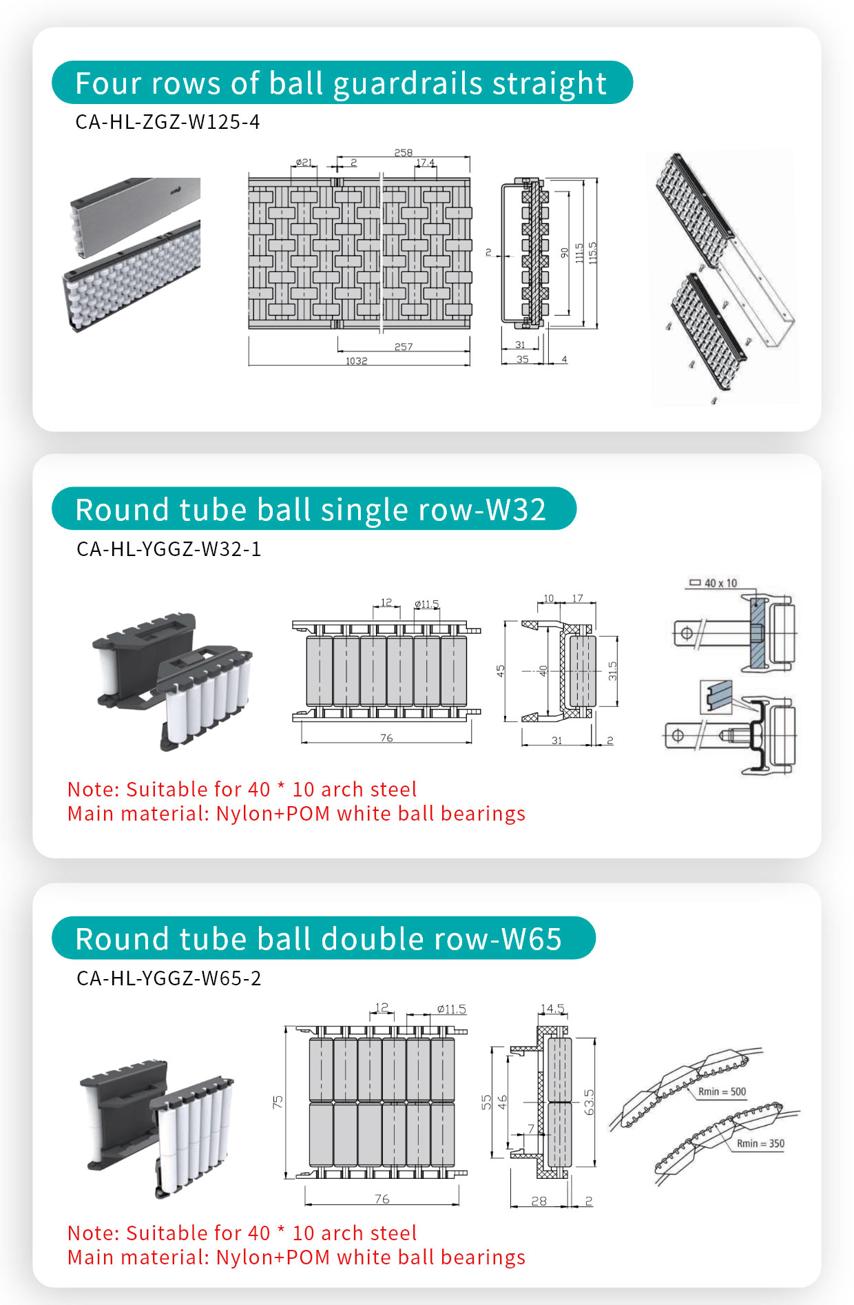 Ball Transfer Guide Rail Ball Transfer Guide Rail