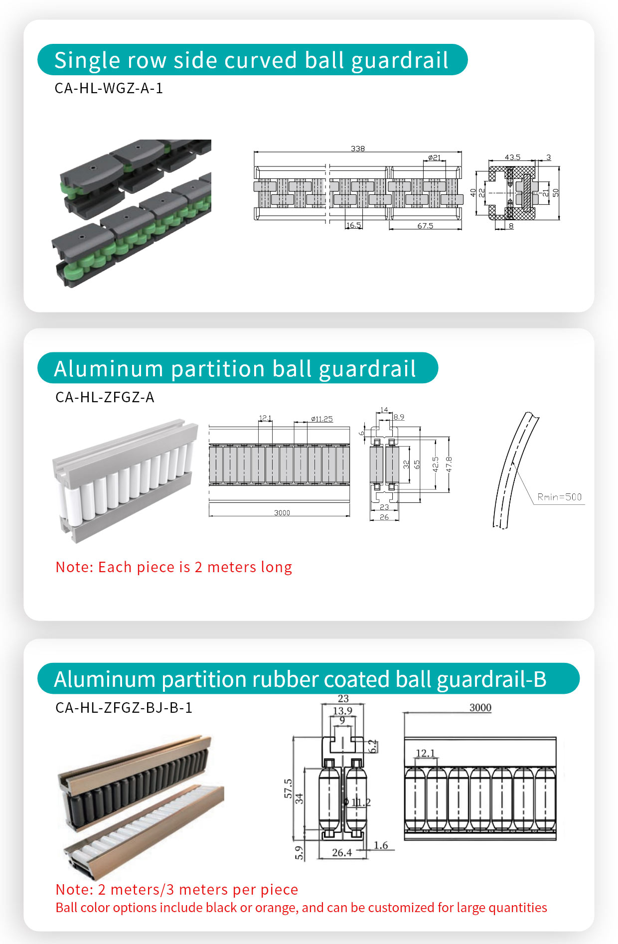 Ball Transfer Guide Rail Ball Transfer Guide Rail