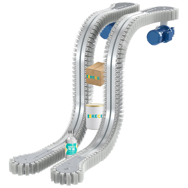 The Bottle Gripper Elevator (also Known As Clamp-Type Bottle Elevator Or Bottle Clamp Conveyor)